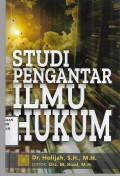 Studi Pengantar Ilmu Hukum